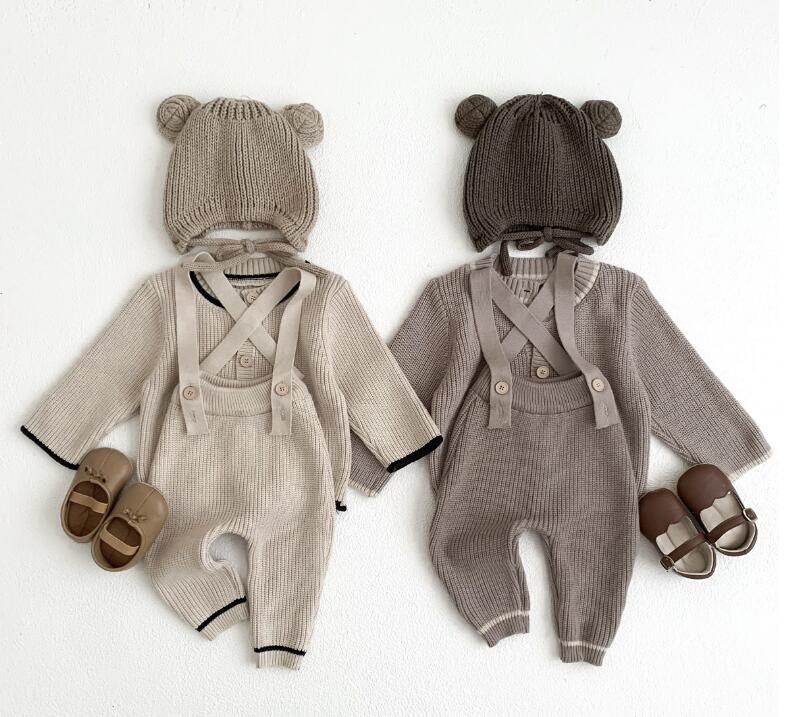 2024★春秋新作★韓国風子供服★サロペット★コート★66-100CM