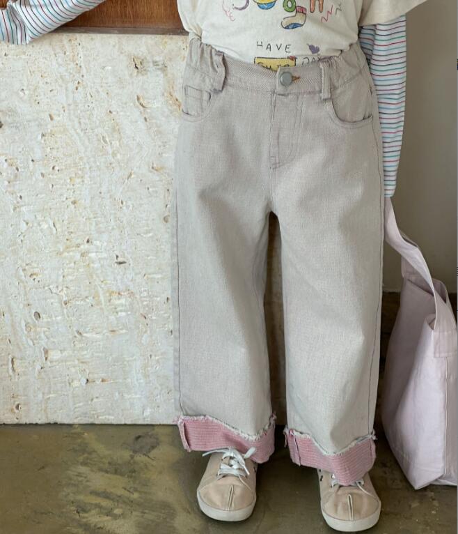 2024★春秋新作★韓国風子供服★ジーンズ★90-150CM