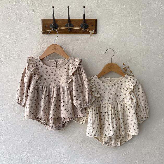 子供服★ロンパース+帽子★連体服★韓国風子供服★ベビー★可愛い★2色★66-90CM