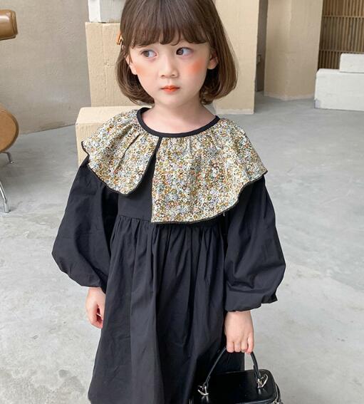 2024★春秋新作★韓国風子供服★ワンピース★7-15