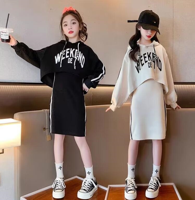 2024★春秋新作★韓国風子供服★トップス+スカート2セット★2色120-170CM