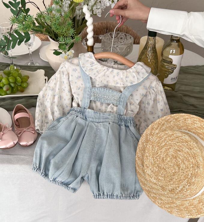 2024年新★子供服　トップス&サロペット分けて販売★90-130cm★