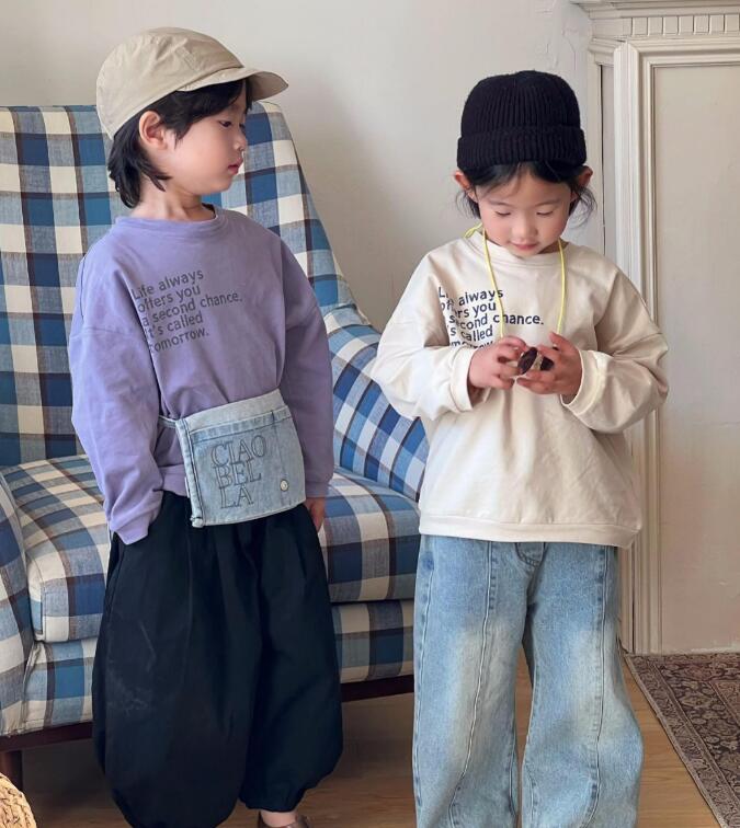2024★春秋新作★韓国風子供服★トレーナー★2色80-140CM