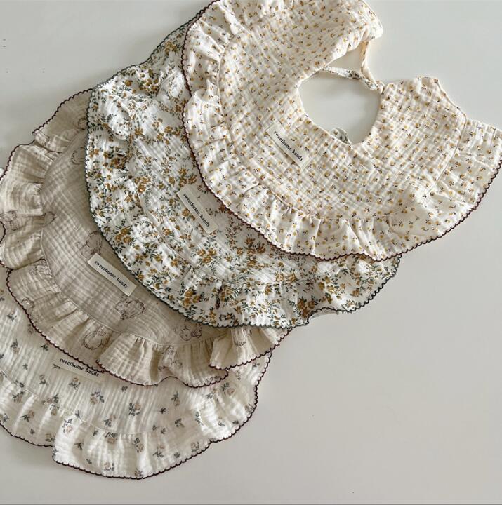 2024★涎掛け★食事用エプロン★前掛け★食事用ビブ★ベビー用★14色