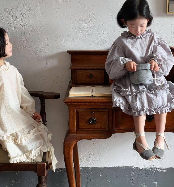 2024夏新品J★子供服　トップス+スカート　セット★80-140cm★2色