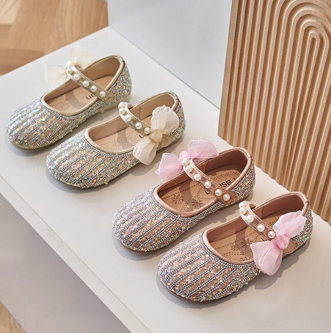 靴★子供靴★シューズ★キッズ女の子★蝶結び★可愛い★2色★26-36#