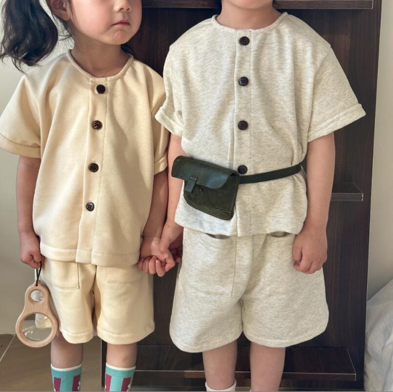 2024★春夏新作★韓国風子供服★トップス+ズボン2セット★2色80-150CM