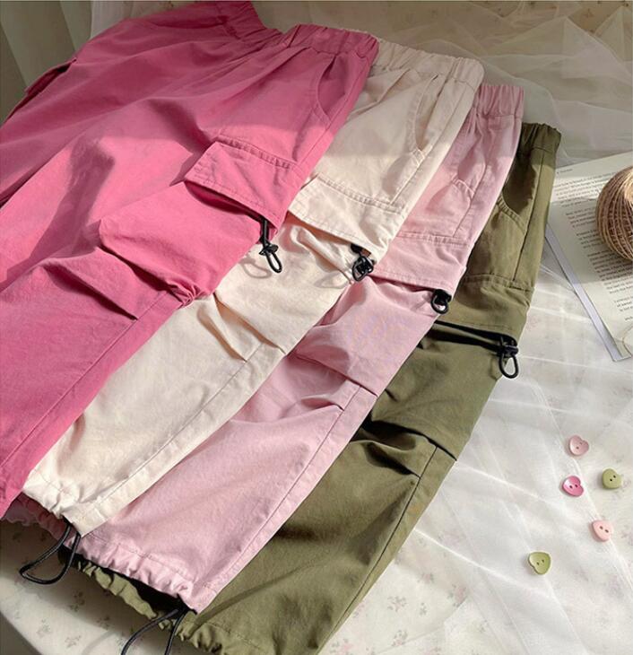 2024★春秋新作★韓国風子供服★ズボン★4色90-140CM