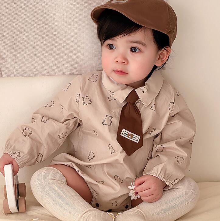 2024★春秋新作★韓国風子供服★ロンパース★66-90CM