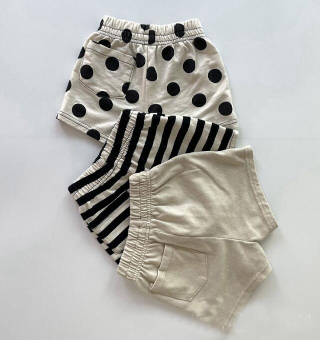 2024★春夏新作★韓国風子供服★ズボン★水玉★ストライプ★3色73-120CM