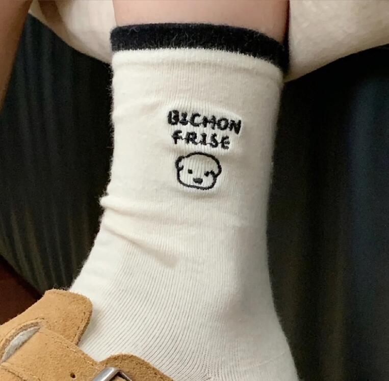 2024★春秋新作★ソックス★レディース靴下★5色