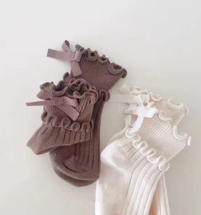 2024★春秋新作★ソックス★キッズ靴下★2色