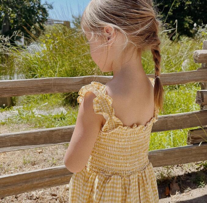 「2024」子供服★ワンピース★袖なし★キッズ女の子★90-130CM