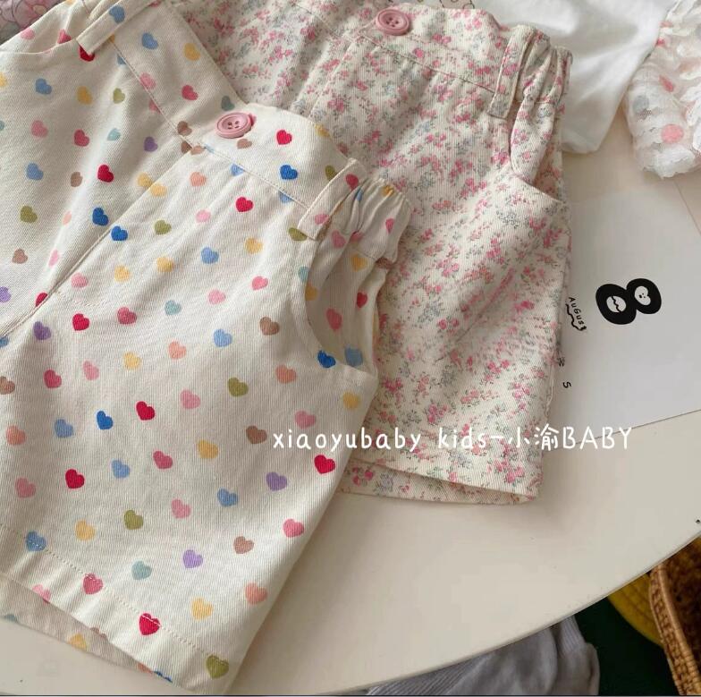 2024夏新作★キッズ服　ショートズボン★80-130★3柄