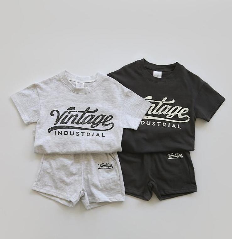 2024★春夏新作★韓国風ベビー服★トップス+ズボン★2色66-100CM