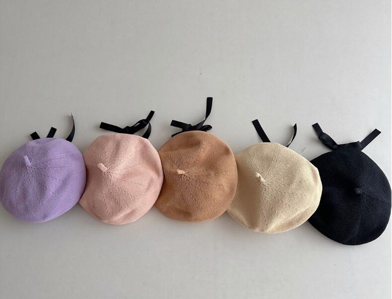 2024年夏新品★子供用★帽子　ベレー帽　ハット★6色選べ