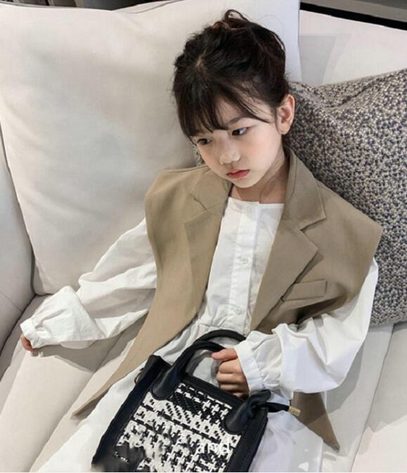 2024★春秋新作★韓国子供服★ワンピース+コート★2色5-13