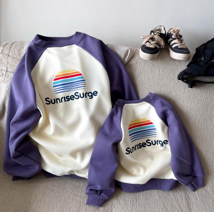 2024初新★子供服&親子服　トップス　トレーナー★90-160cm★2色