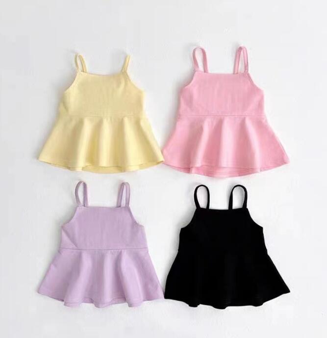2024★春夏新作★韓国風子供服★キャミソール★4色73-120CM