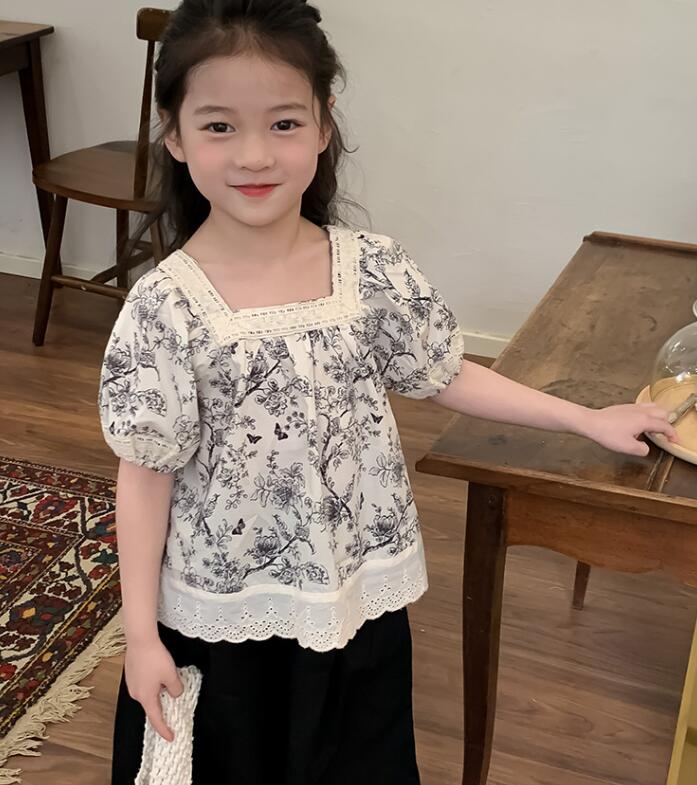 2024夏新品★子供服 　トップス★90-150cm★