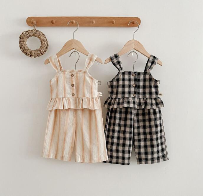 2024★春夏新作★韓国風子供服★トップス+ズボン2セット★2色73-110CM