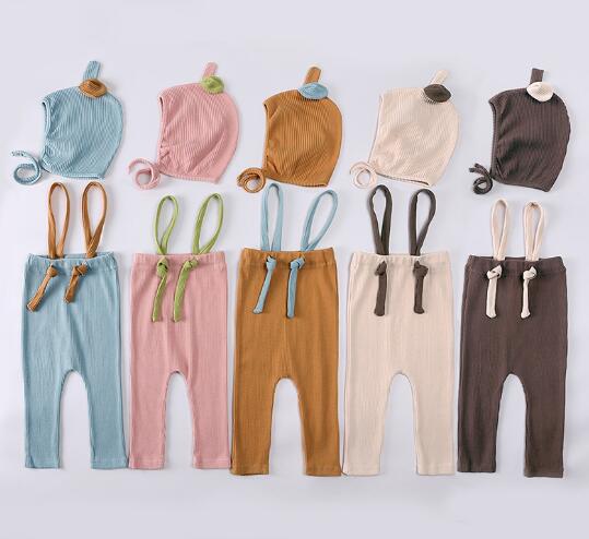 新作★子供ズボン★吊りパンツ★レギンスパンツ★サロペット★帽子★韓国風子供服★ベビー★5色66-90