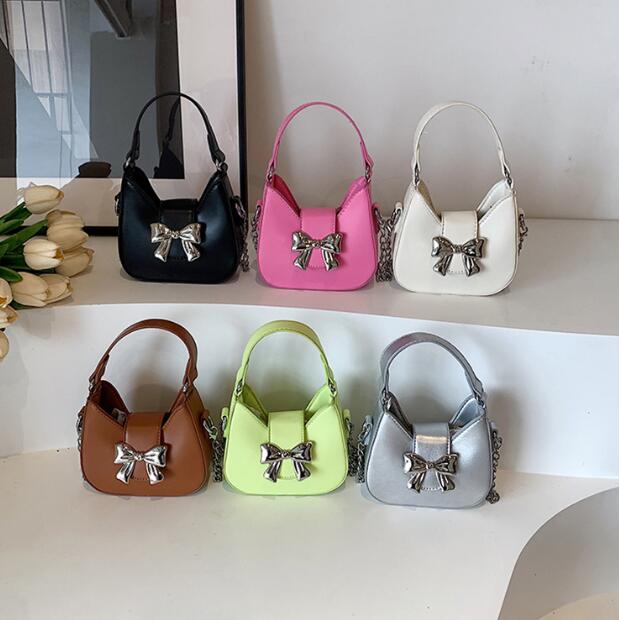 バッグ★ショルダーバッグ★ミニバッグ★子供用★ハンドバッグ★蝶結び★親子★6色