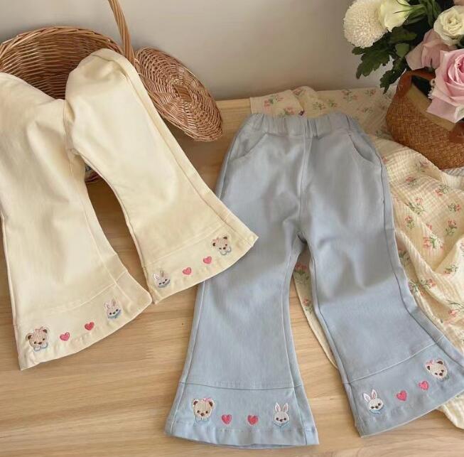 「2024」子供服★ボトムス★ズボン★韓国風子供服★キッズ女の子★2色★80-130CM