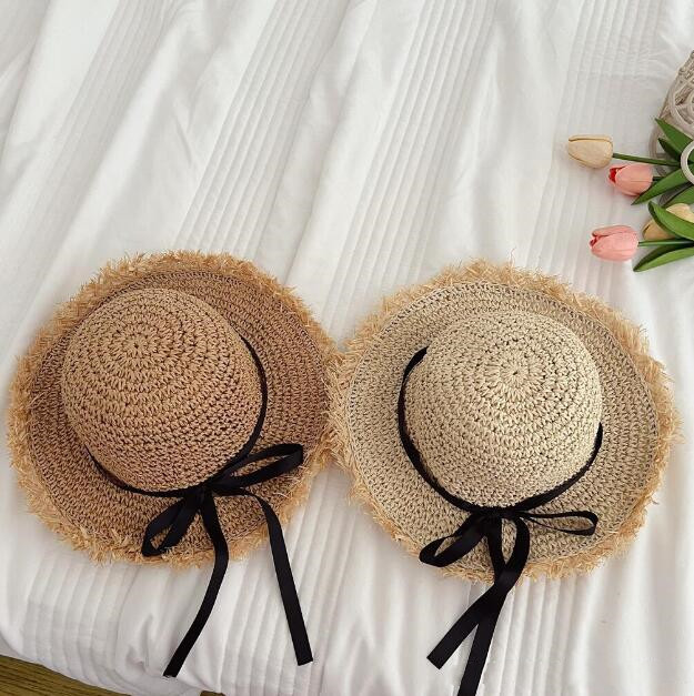 「2024」子供用★帽子★麦わら帽子★キッズ★ハット★可愛い★2色