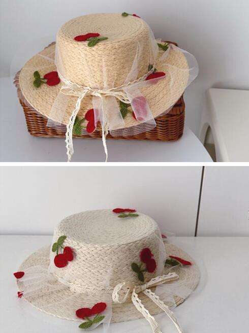 「2024」子供用★帽子★麦わら帽子★キッズ★ハット★可愛い★2色