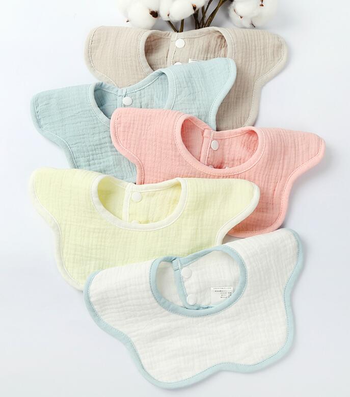 新登場★ベビー涎掛け★棉質　5色★食事用★