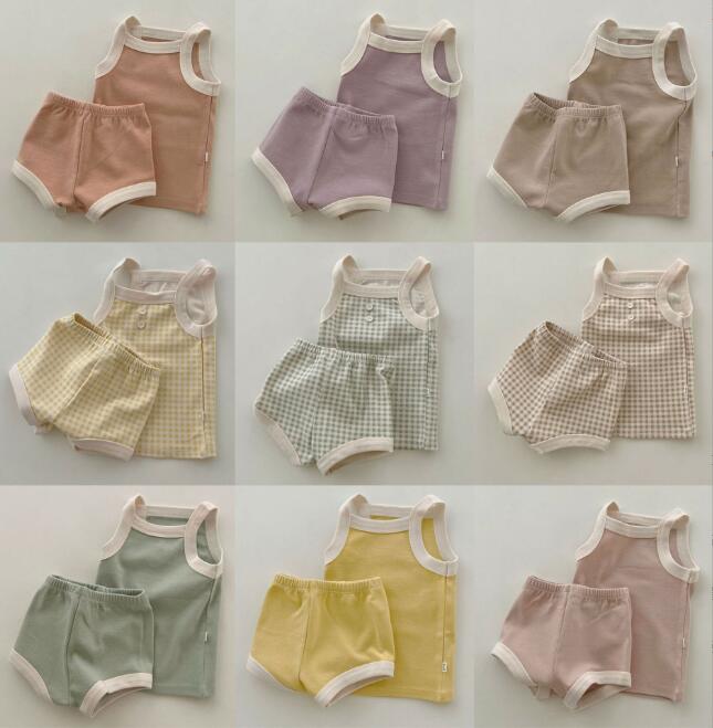 2024★春夏新作★韓国風子供服★トップス+ズボン★12色66-100CM