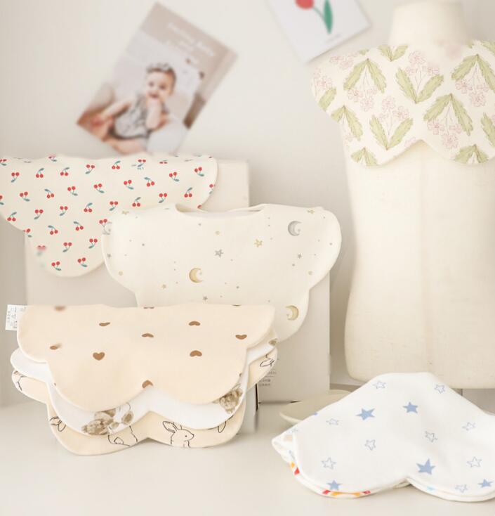 新登場★ベビー涎掛け★棉質　3組み★食事用★