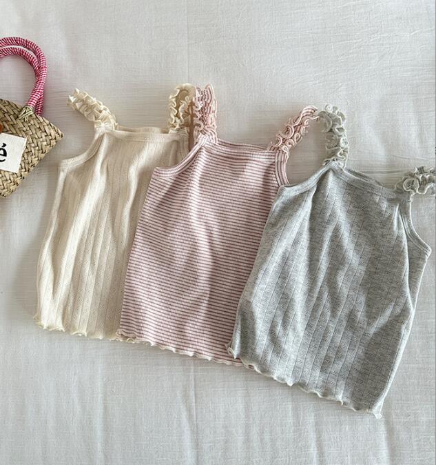 2024★春夏新作★韓国風子供服★キャミソール★3色90-140CM