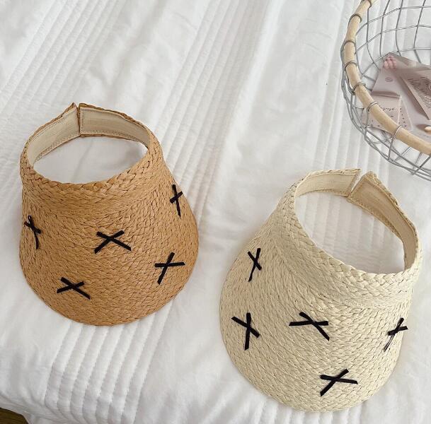 「2024」子供用★帽子★麦わら帽子★キッズ★ハット★可愛い★蝶結び★2色