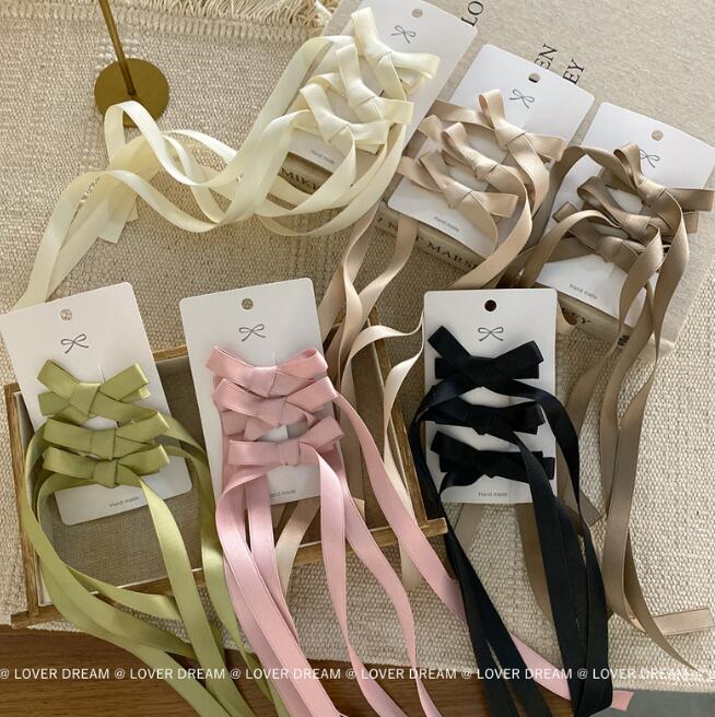 髪飾り★まとめ髪用★ヘアアクセサリー★ヘアピン★レディース★リボン★3枚入り