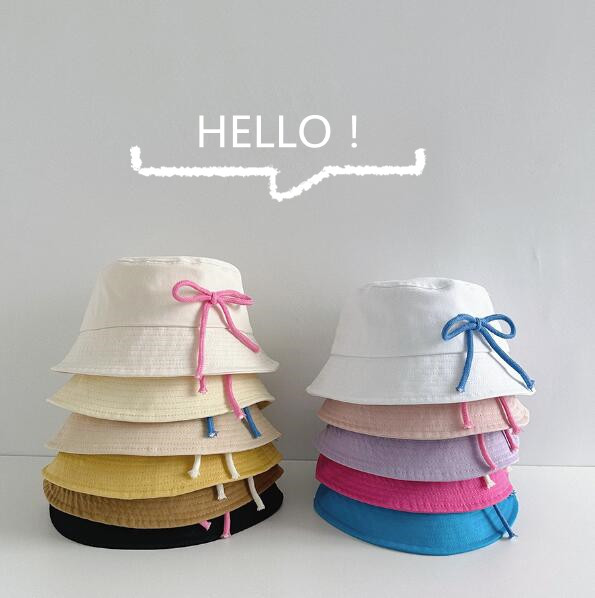 子供用★帽子★バケットハット★蝶結び★キッズ★ハット★11色