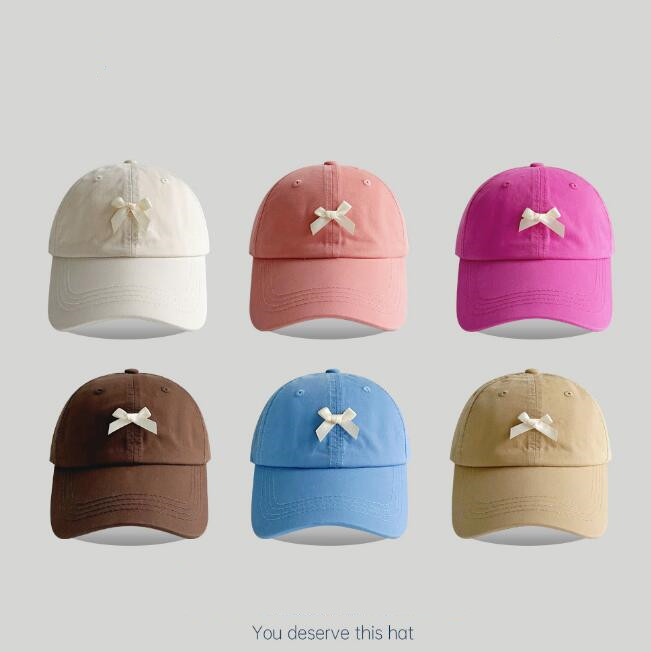 「2024」子供用★帽子★キャップ★キッズ女の子★野球帽★蝶結び★11色
