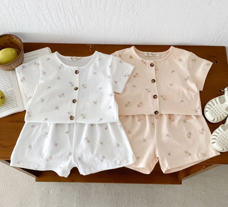 2024夏★子供服　トップス+ズボン　セット　80-130cm★2色