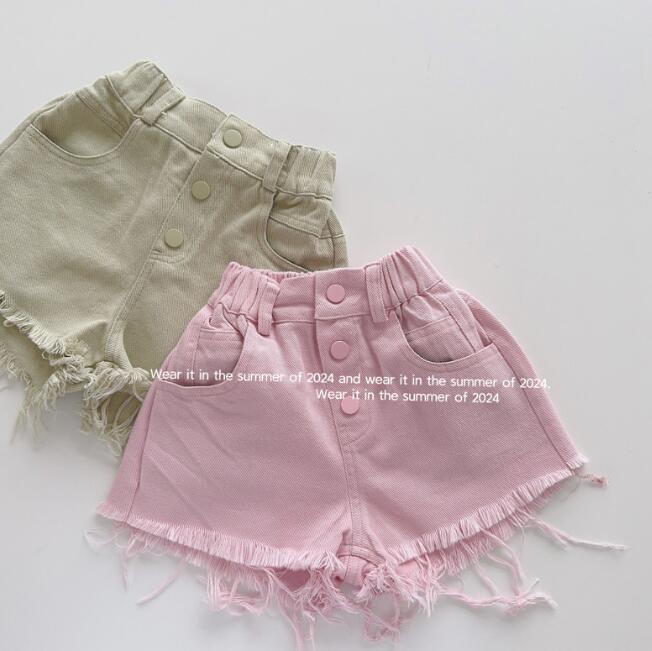 「2024」子供服★ボトムス★ショートパンツ★キッズ女の子★韓国風子供服★2色★90-140CM