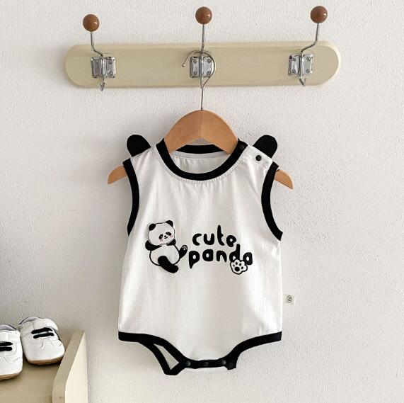 「2024」子供服★ロンパース★パンダ★連体服★韓国風子供服★可愛い★ベビー★66-90CM