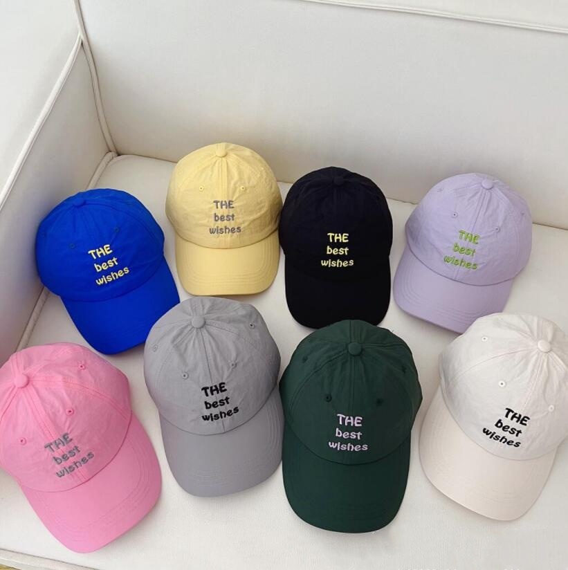 「2024」子供用★帽子★キャップ★キッズ★男女兼用★速乾★蝶結び★野球帽★8色