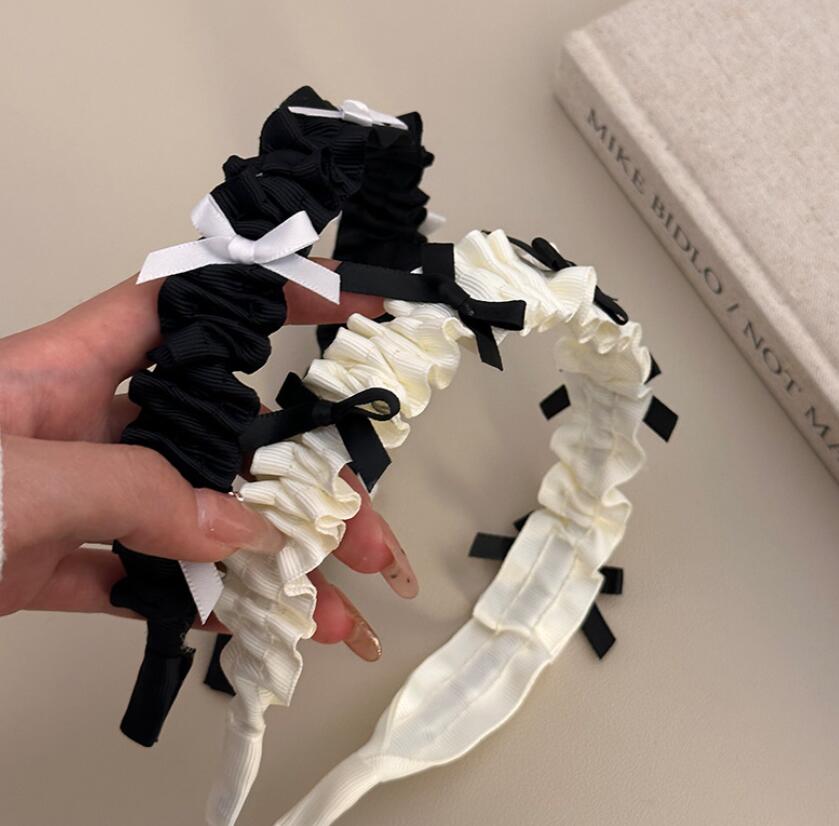 髪飾り★まとめ髪用★ヘアアクセサリー★レディース★カチューシャ★蝶結び★2色