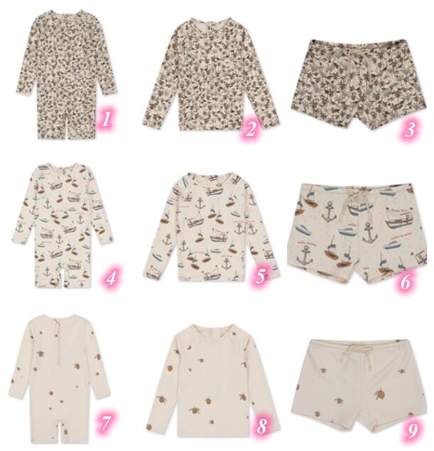 2024夏新品★子供服　水着★80-140cm★3柄