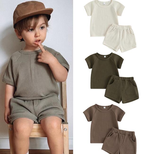 子供服★トップス+パンツ★セットアップ★韓国風子供服★キッズ★無地★3色★80-120CM