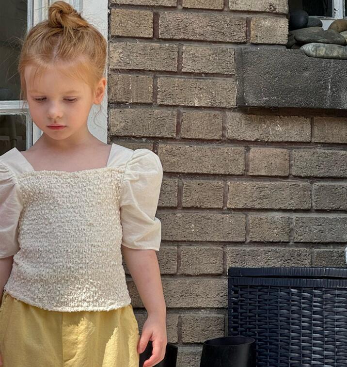 2024夏新品C★子供服　トップス★90-150cm★2色