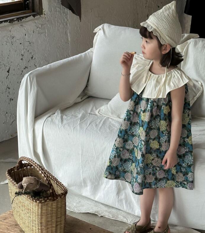 2024夏新品★子供服　ワンピース★90-140cm★2色