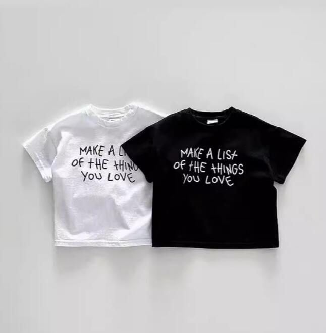 2024★夏新作★韓国風子供服★Tシャツ★2色73-100CM