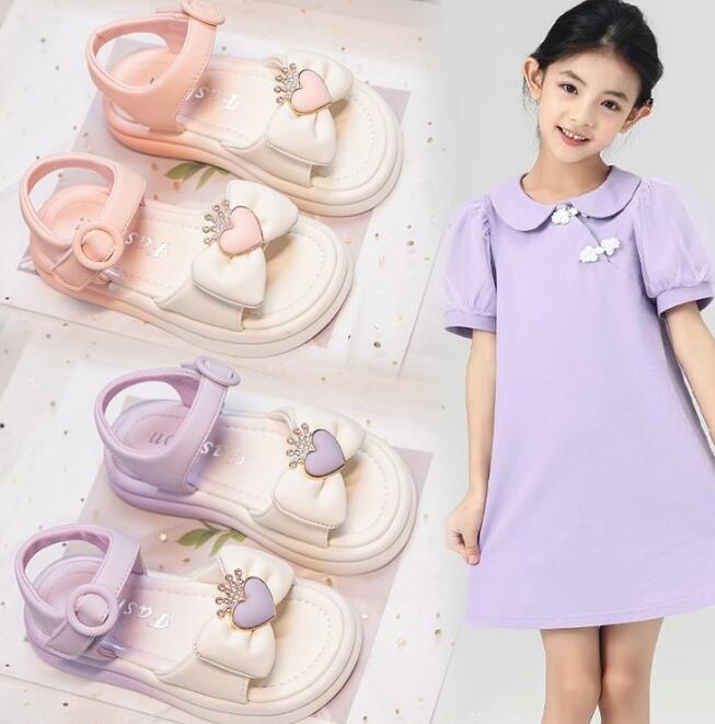 「2024」靴★子供靴★シューズ★キッズ女の子★サンダル★2色★26-36#