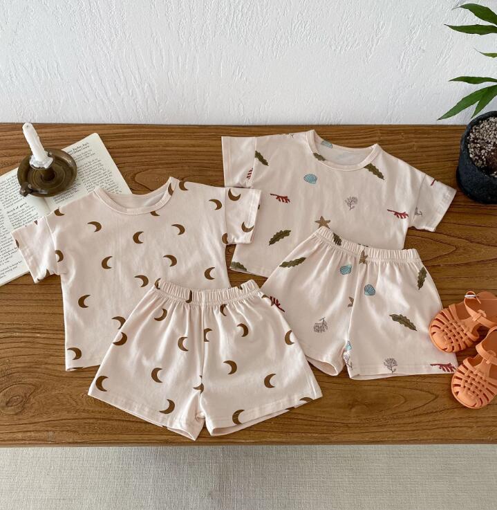 2024★夏新作★韓国風子供服★トップス+ズボン★2色66-100CM